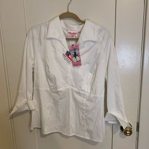 Pinup Couture 1/4 sleeve blouse (PUG)